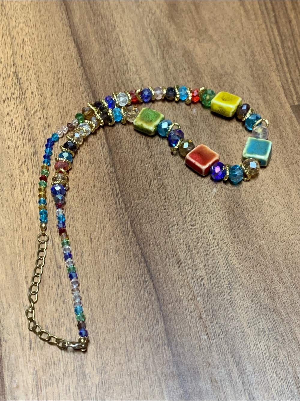 Glass Beaded Necklace NWOT - Picture 6 of 6